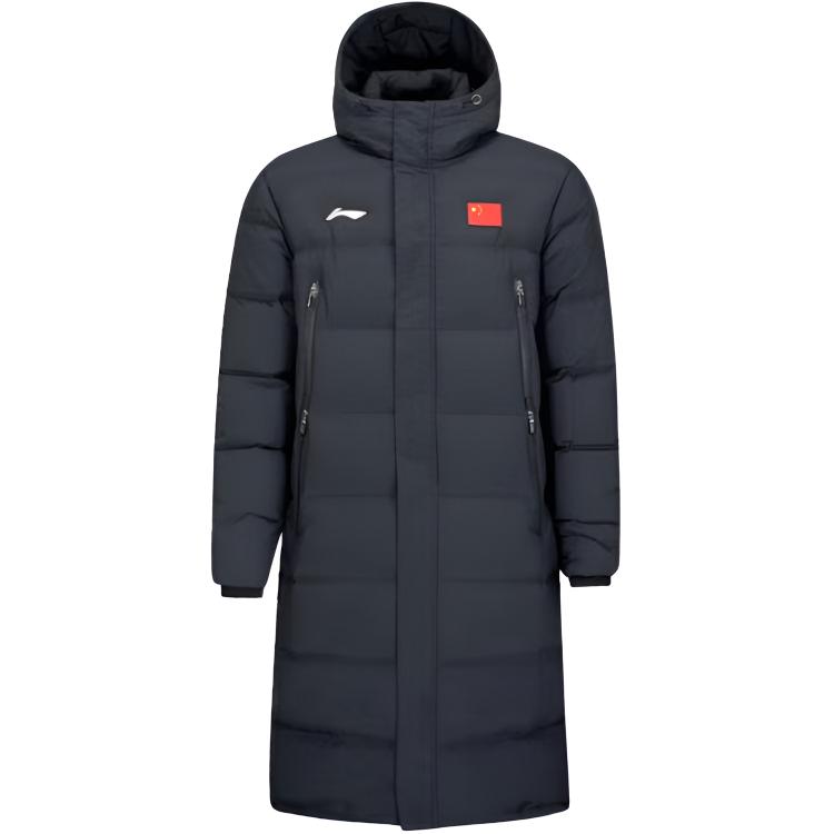 Li Ning Badminton Collection Down Jacket Unisex Black AYMV137-1 4XL