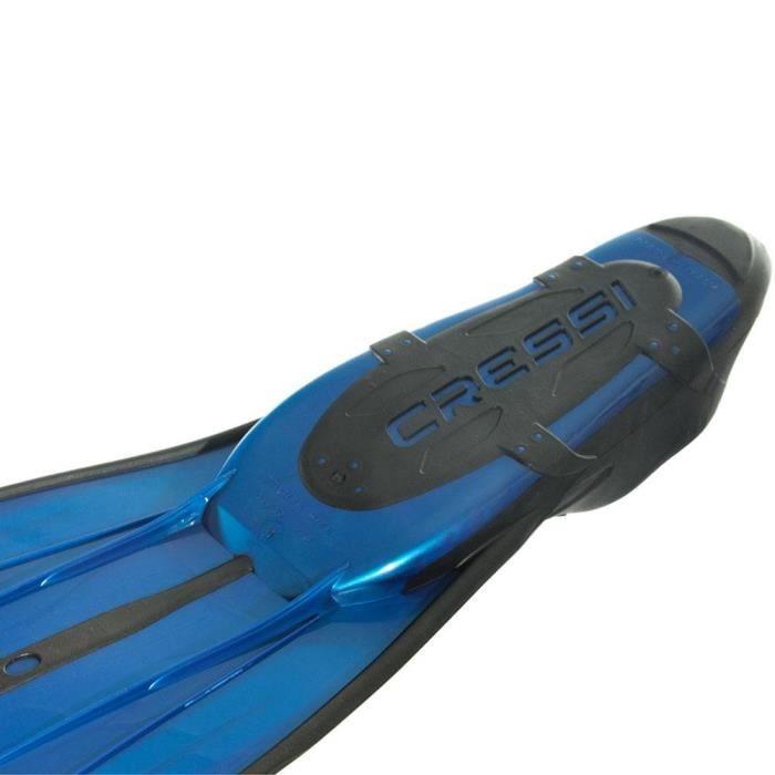 Palmes de Snorkeling - CRESSI - Agua - Bleu - Adulte - Mixte