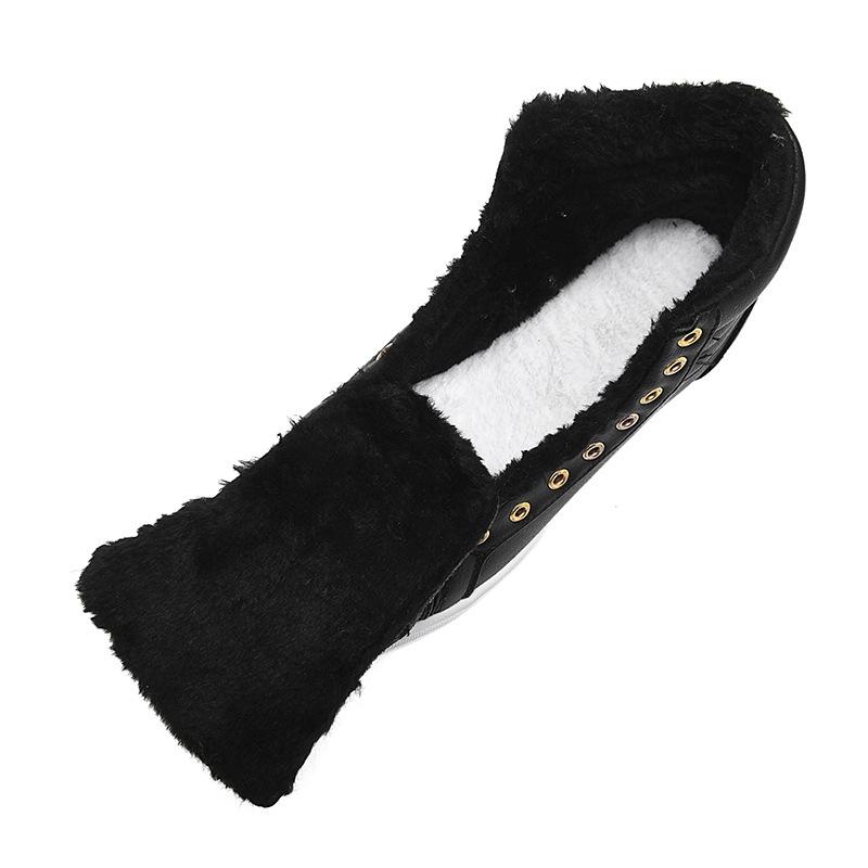 

Performance shoes soft leather casual pure white board shoes velvet warm high waist cotton shoes performance sports shoes 47