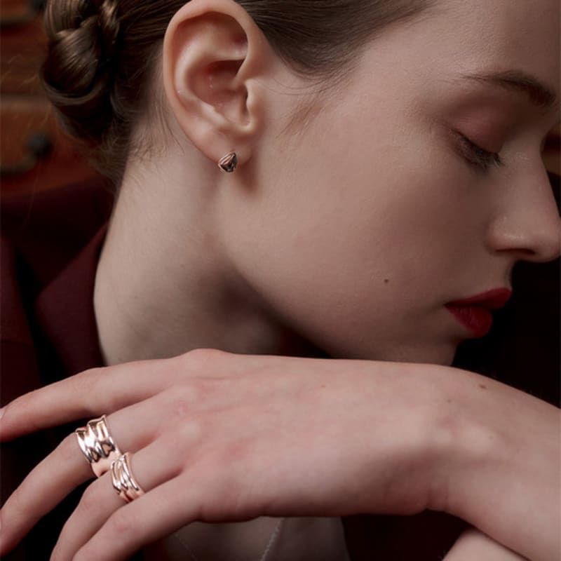 TOU SS010 Asymmetric Wave Ring