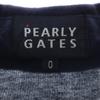 PEARLY GATES made in Japan golf Short sleeve Polo shirt Navy Women Used