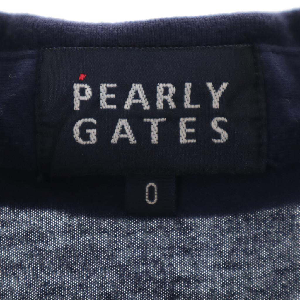 PEARLY GATES made in Japan golf Short sleeve Polo shirt Navy Women Used