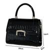Fashion Crossbody Bags Niche Design Pu Leather Shoulder Bag for Women Alligator Pattern Flap Handbags Commuter Small Square Bags