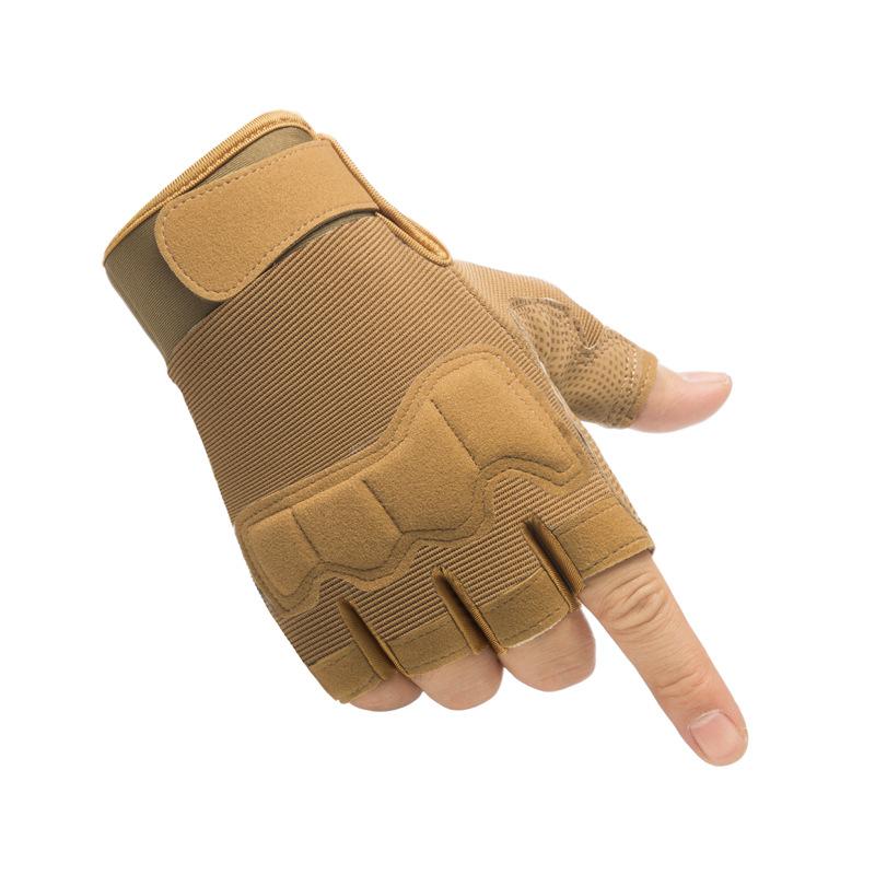 Military Fan Riding Half-finger Gloves
