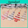 Premium Quality Wood Christmas Hanging Ornaments For Festive Tree Decor