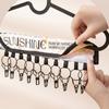 10 Clips Baseball Hat Organizer Rack Portable Hanging Peaked Cap Storage Holder Foldable Saving Space Towel Hanger Clip