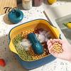 Kitchen Ingredient Sanitizer Capsule Fruit Vegetable Cleaner, Wireless Hydroxyl Ion Purifier for Produce Meat, Compact Food Purification Tool Auto 10