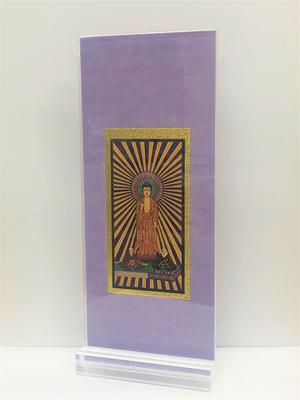 Standing Hanging Scroll, Buddhist Altar Scroll, Modern Acrylic, Gohonzon Hanging Scroll, Shuren, Kyoto Buddhist Altar Isemura, Made In Japan (Fuji,