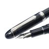 Platinum #3776 Century RHODIUM Fountain Pen Black Diamond B Nib PNB-18000CR#7-4
