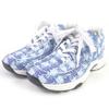 Great Low Cut Sneakers COCO Mark Fabric 24P Blue Women 36 G45585 Used