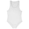 Women One Piece Swimsuits Glossy Stretchy Sleeveless Sports Leotard Swimwear Skinny Jumpsuit