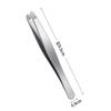 Stainless Steel Tweezers Safe Rounded - Tip Eyebrow Clips Precise Eyebrow Shaping Ingrown Hair Removal Eyebrow Shaping Tool