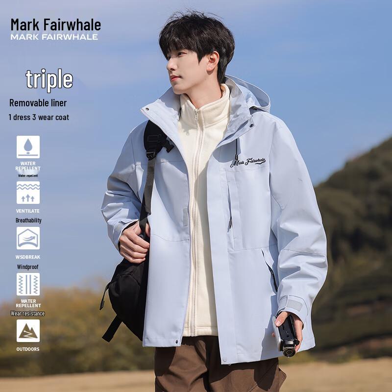

Mark Fairwhale Men s Outdoor 3-Proof Mountaineering Jacket XL