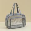Waterproof Fitness Travel Bag - Large Capacity, Wet/Dry Separation, Thickened Transparent Portable Handbag