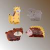 Women's Animal Giraffe Hedgehog Clip Hairpin
