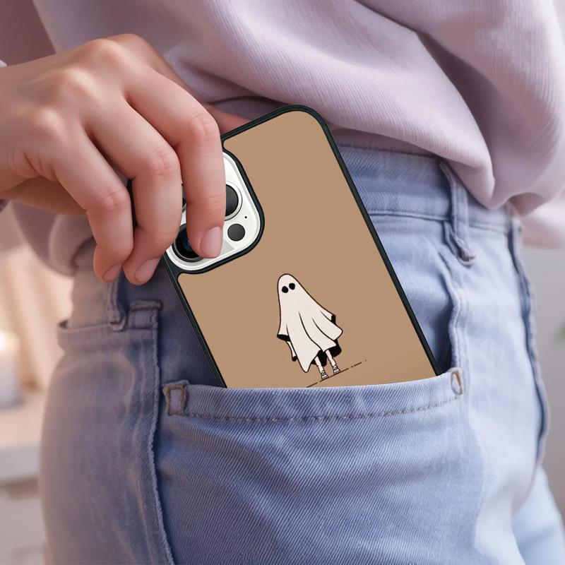 Ghosts Funny Phone Case For iPhone 17 Air 15 16e 14 13 Pro Max Coque 12 11 Pro Max PLUS cover