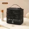 Multifunctional Nylon Travel Makeup Bag With Large Capacity And Mesh Clear Visibility For Home And Trips