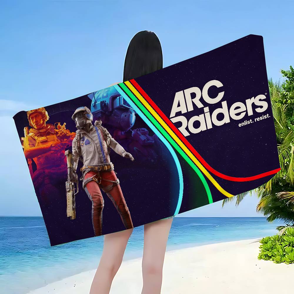 New Fps Gaming ARC Raiders Big Microfiber Beach Towels Quick Dry Towel Sand Beach Towels Pool Towel for Travel Swim Pool Yoga