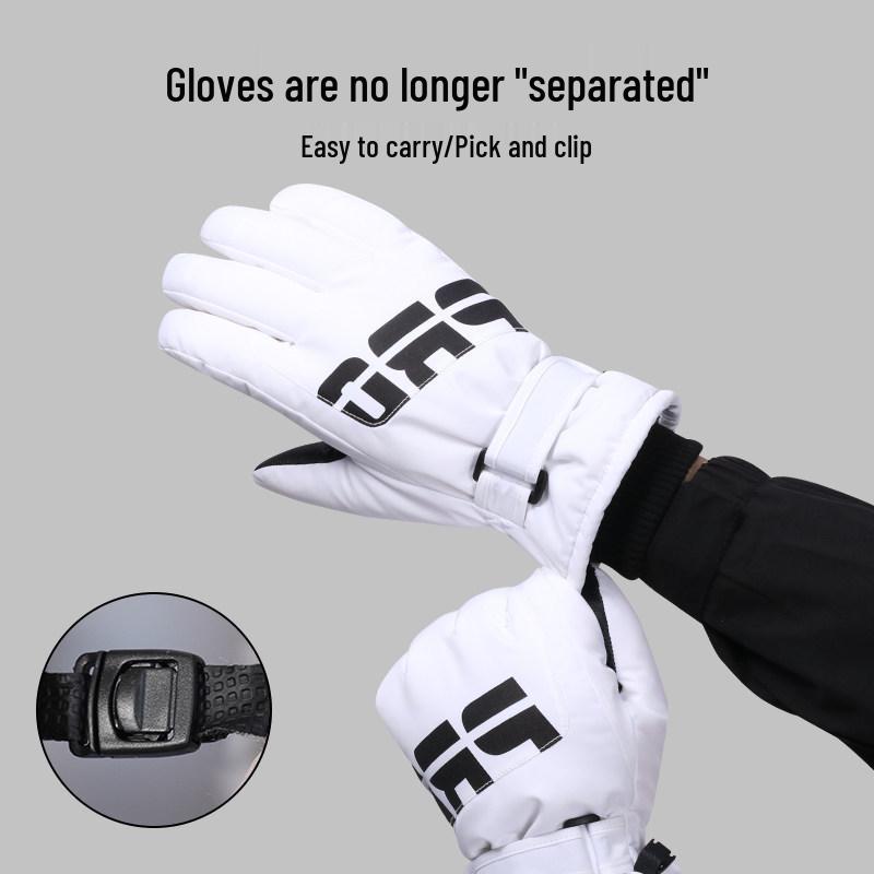 Men's Winter Ski Riding Gloves, Windproof, Touchscreen, Warm Cold Protection for Harbin Northeast Weather.