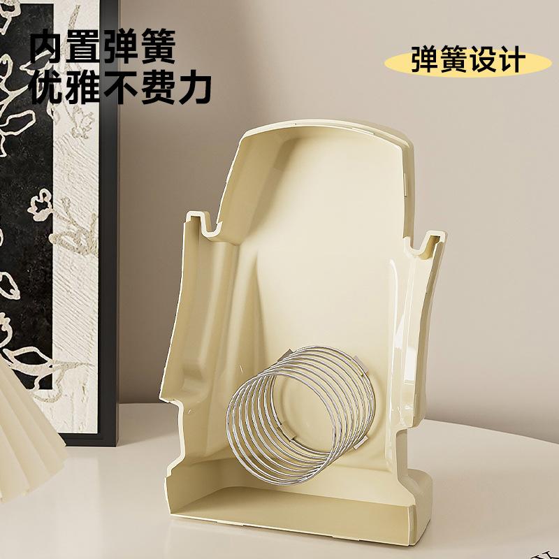 Moai Stone Head Tissue Box Large Capacity Built In Spring Headphone Stand Sunglasses Holder For Home Bathroom Desktop