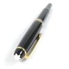 Sehr guter MONTBLANC Kugelschreiber Meisterstück Classic Kappe Typ Schwarz Gold Herren Gebraucht