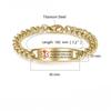 Titanium Steel Emergency Alarm Bracelet for Men and Women, Chain Made of Stainless Steel, Wristband