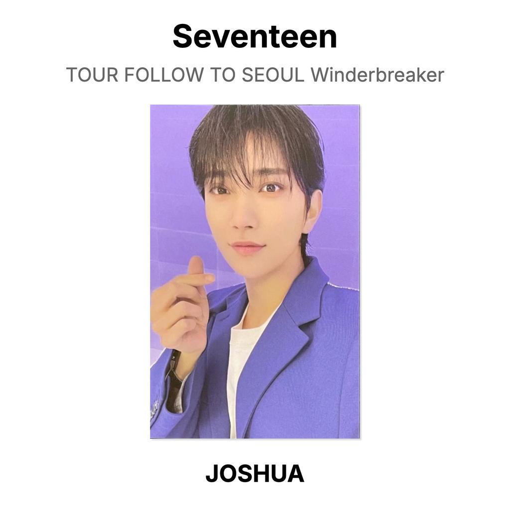 Seventeen TOUR FOLLOW TO SEOUL Winderbreaker Official Photocard