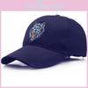 Blue Wolf Head Pattern Embroidered Baseball Caps Outdoor Sports Casual Hats
