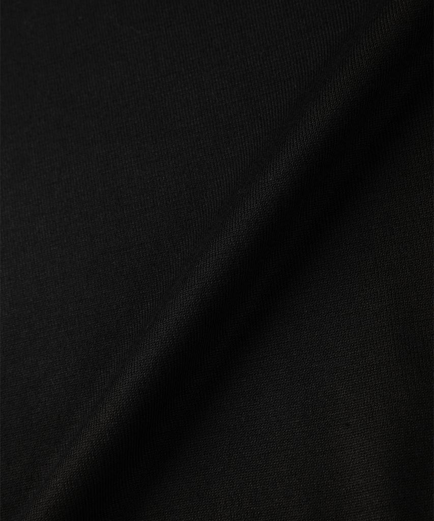 PANICALE Black Viscose Blend Polo Knit