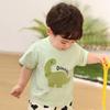 LUSON Baby Boy Cartoon Graphic Short Sleeve T-Shirt