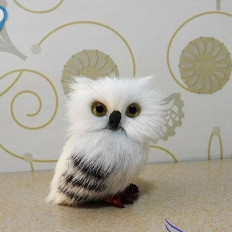 

1 Pcs New Simulation Mini Plush Owl Decoration Plush Doll Gift Home Decoration Doll Artificial Owl Ornament Realistic Owl Doll