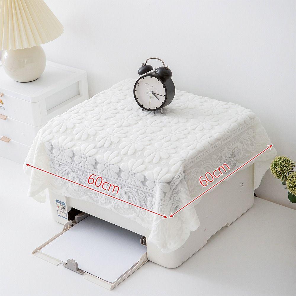 1Pcs Lace Fax Machine Dustproof Cover Universal Rice Cooker Protector  Kitchen Office Supply