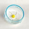 Hamster Running Disc Toy Sport Running Silent Transparent Small Pet Rotatory Jogging Wheel Toys Hamster Cage Accessories