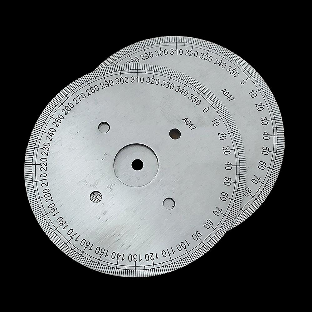 1 Piece 360 Stainless Steel Angle Measurer Tool Dial Diy Machine Tool Replacement Parts 80MM 100MM 130MM 140MM 180MM