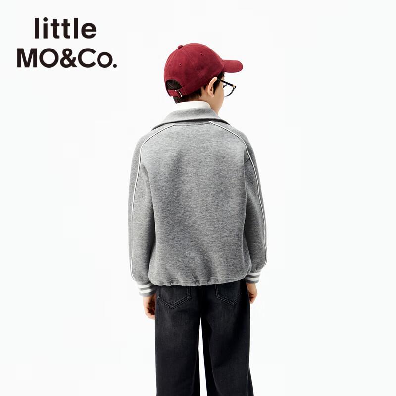 little MO&Co. Kids Retro Collegiate Pullover Sweatshirt