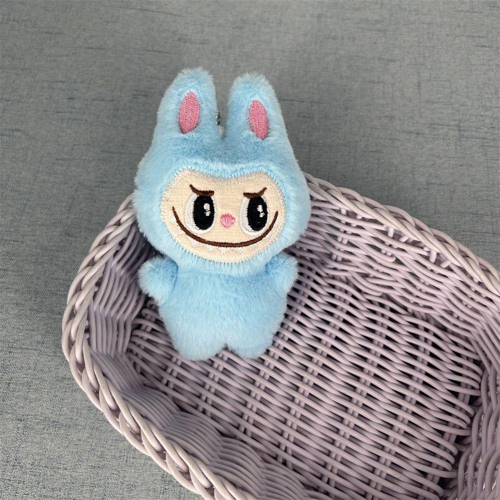 Lalka Labubu Koralikowy Łańcuszek Wisiorek Akcesoria do Torby Wisiorek na Klucze Lalka Labubu Ozdoba z Tkaniny Lalka