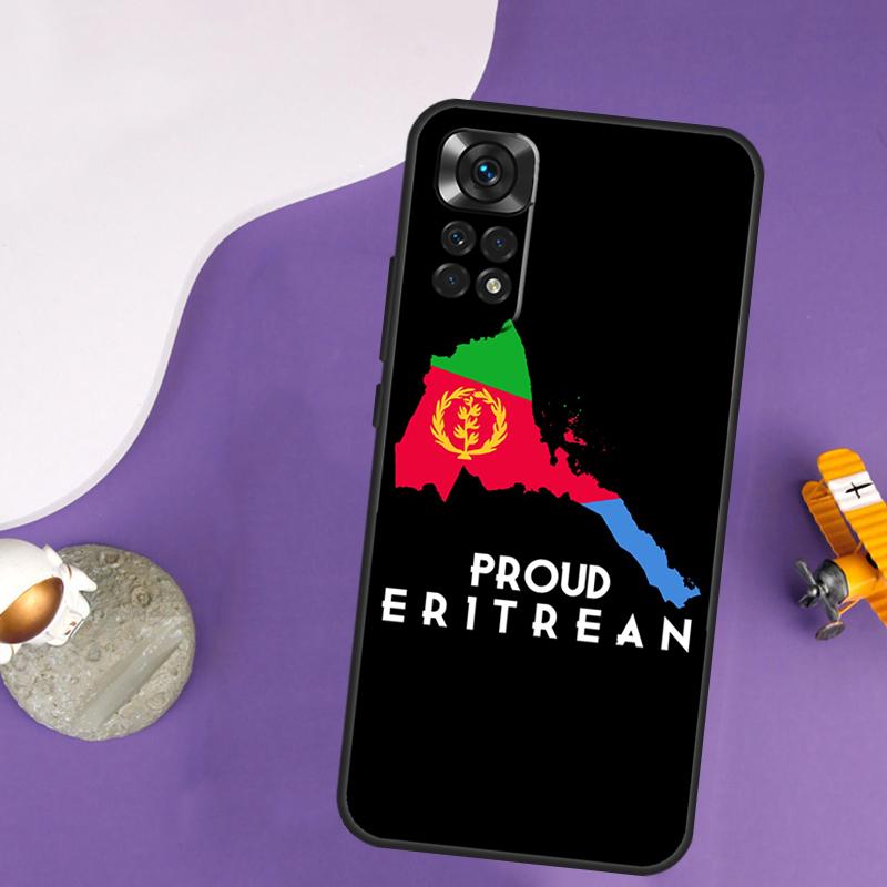 Eritrean Flag Case For Xiaomi Redmi Note 14 13 Pro 12 9 10 11 Pro 10S 11S 12S Redmi 14C 13C 10C 12C Cover