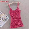 Polyester Sequin Tank Top For Women Spring Slim Fit Casual Blouse