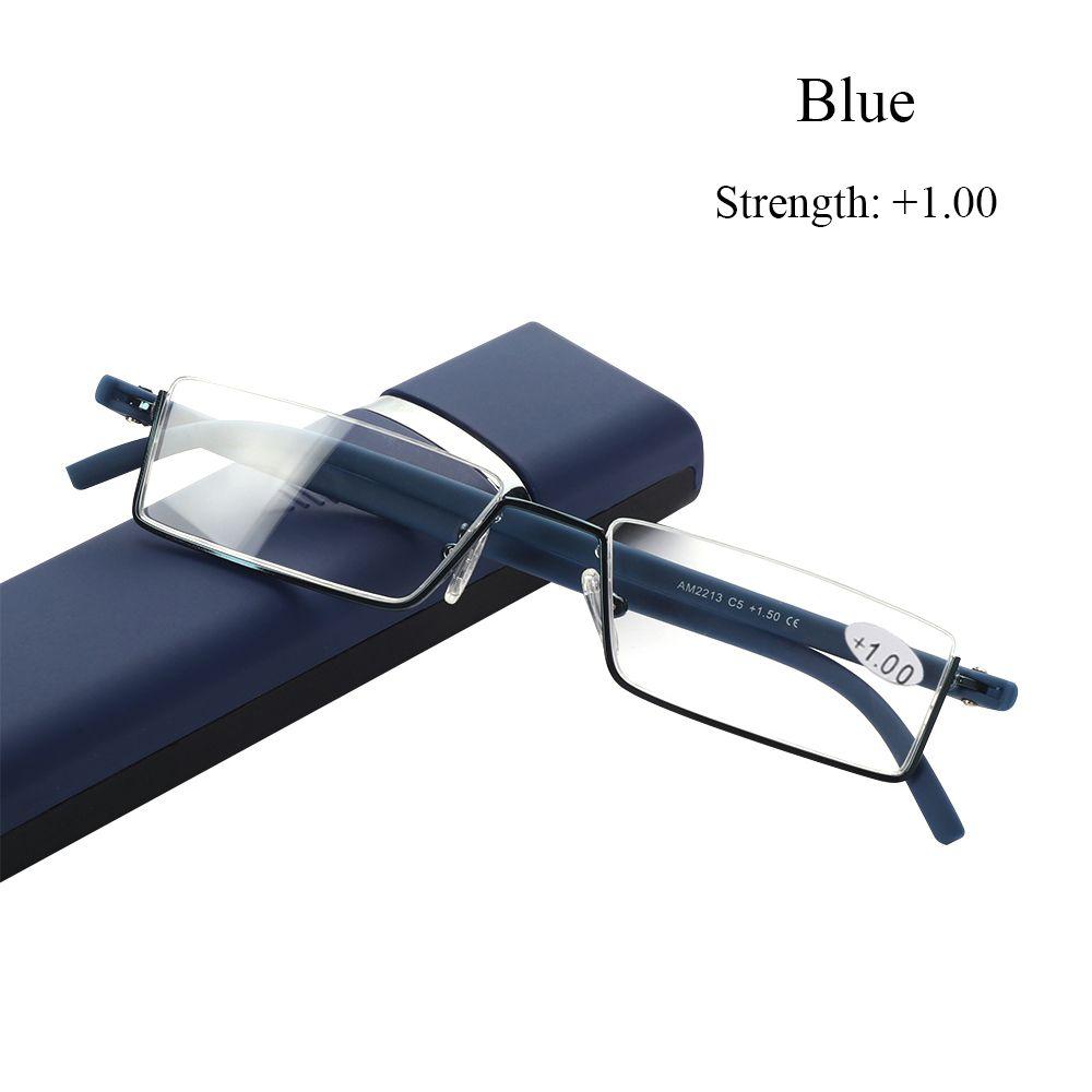 Unisex Ultralight TR90 Half Frame Semi Rimless Reading Glasses Reader Eyeglasses