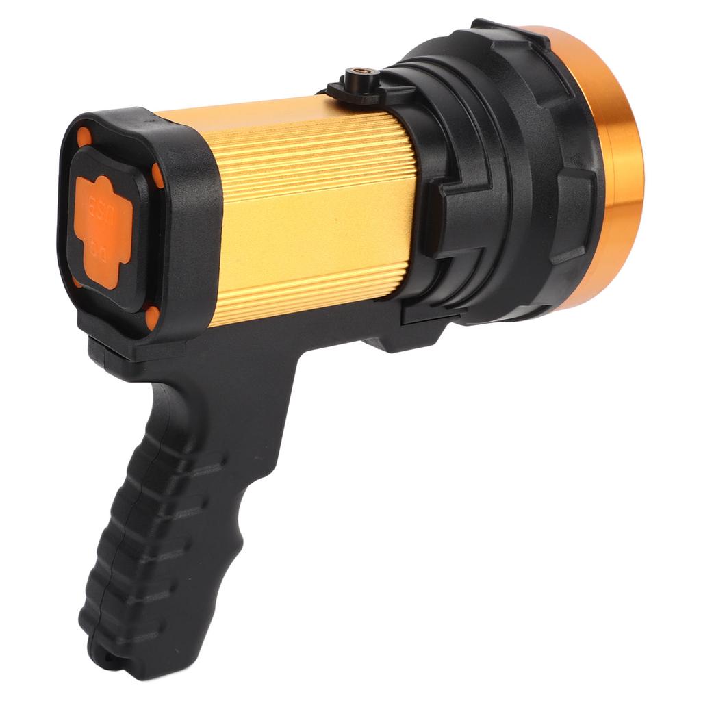 Handheld Spotlight Professional Hight Brightness LED Rechargeable Flashlight for Outdoor Camping Home