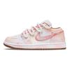 Air Jordan 1 Flower In The Mid Summer Low Top Vintage Basketball Shoes Unisex Light Pink DC0774-202(Team376)