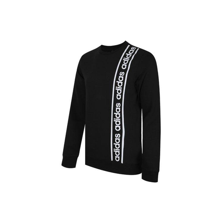 adidas Sweatshirts Men's Black Crew Neck Moderate Regular EI5617