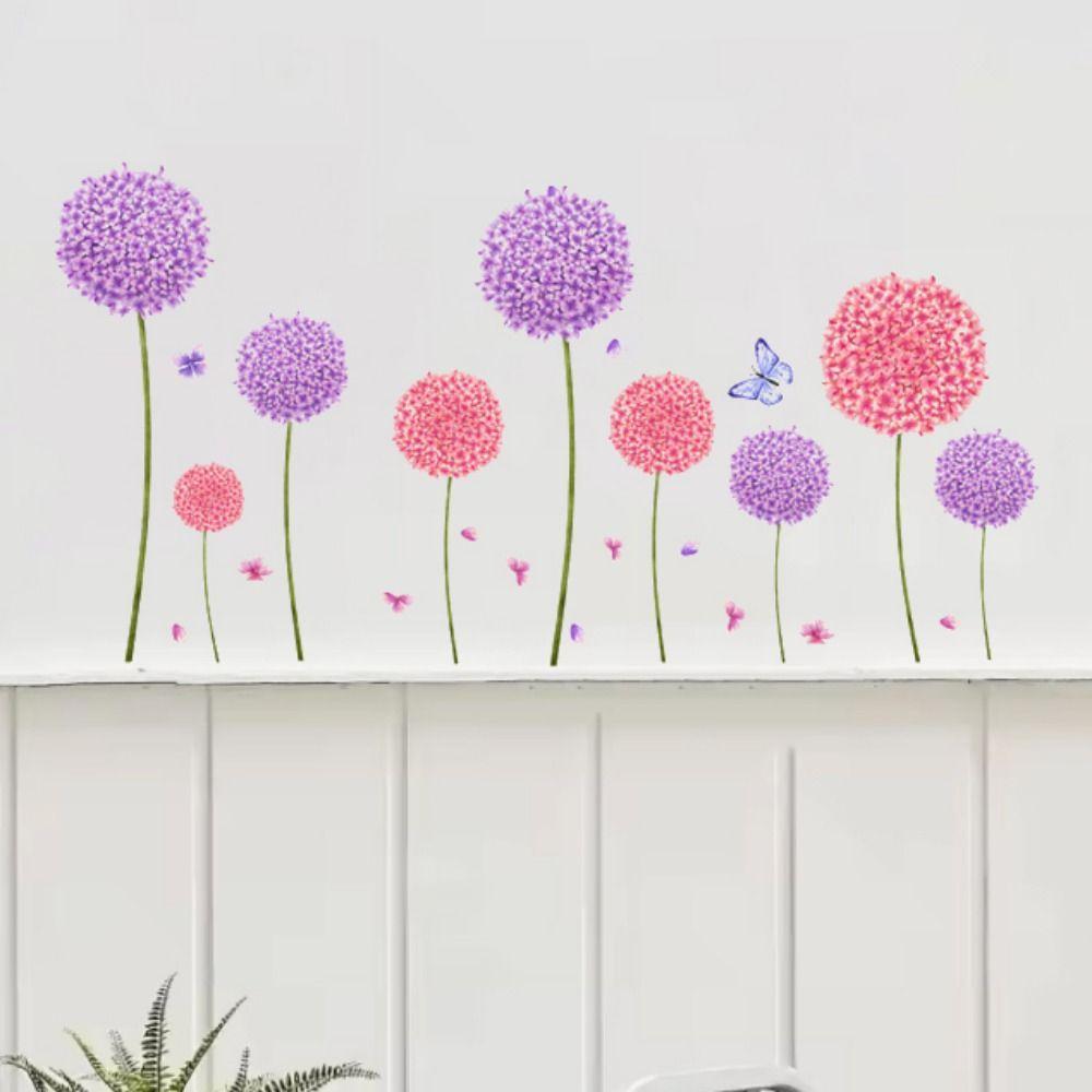 2 sheets Colorful Background Decor Decals Self-adhesive Wallpaper Butterfly Wall Stickers  Office