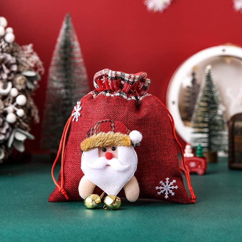 Adorable Christmas Apple Bags For Festive Decoration And Gift Wrapping For Kids