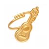 Adorable Finger Rings Party Accessories Guitar Shape Adjustable Weddings Rings Stainless Steel Texture for Fashion Looks