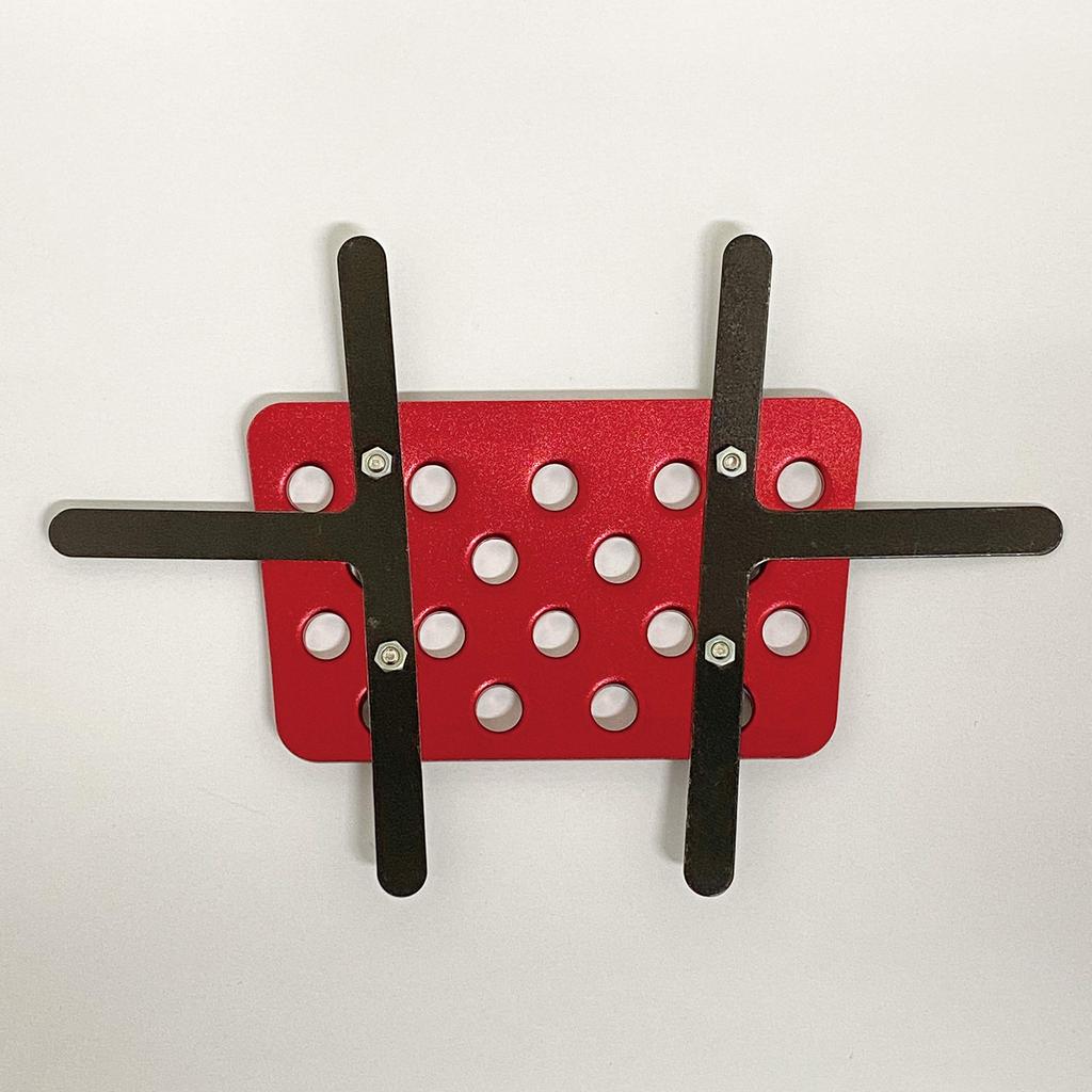 Napolex LONZA Car Aluminum Mini Pedal Set for Automatic Transmission Sport Pedals for Kei and Compact Pedals, Vehicles, Cars, Red, AK-705