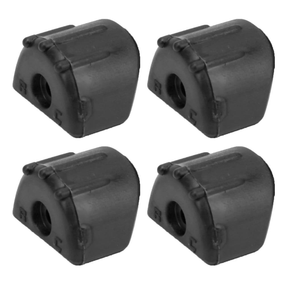 4pcs RC Shock Absorption Damping Cover Wear Resistant Fit for 1 8 Remote Control CarBlack