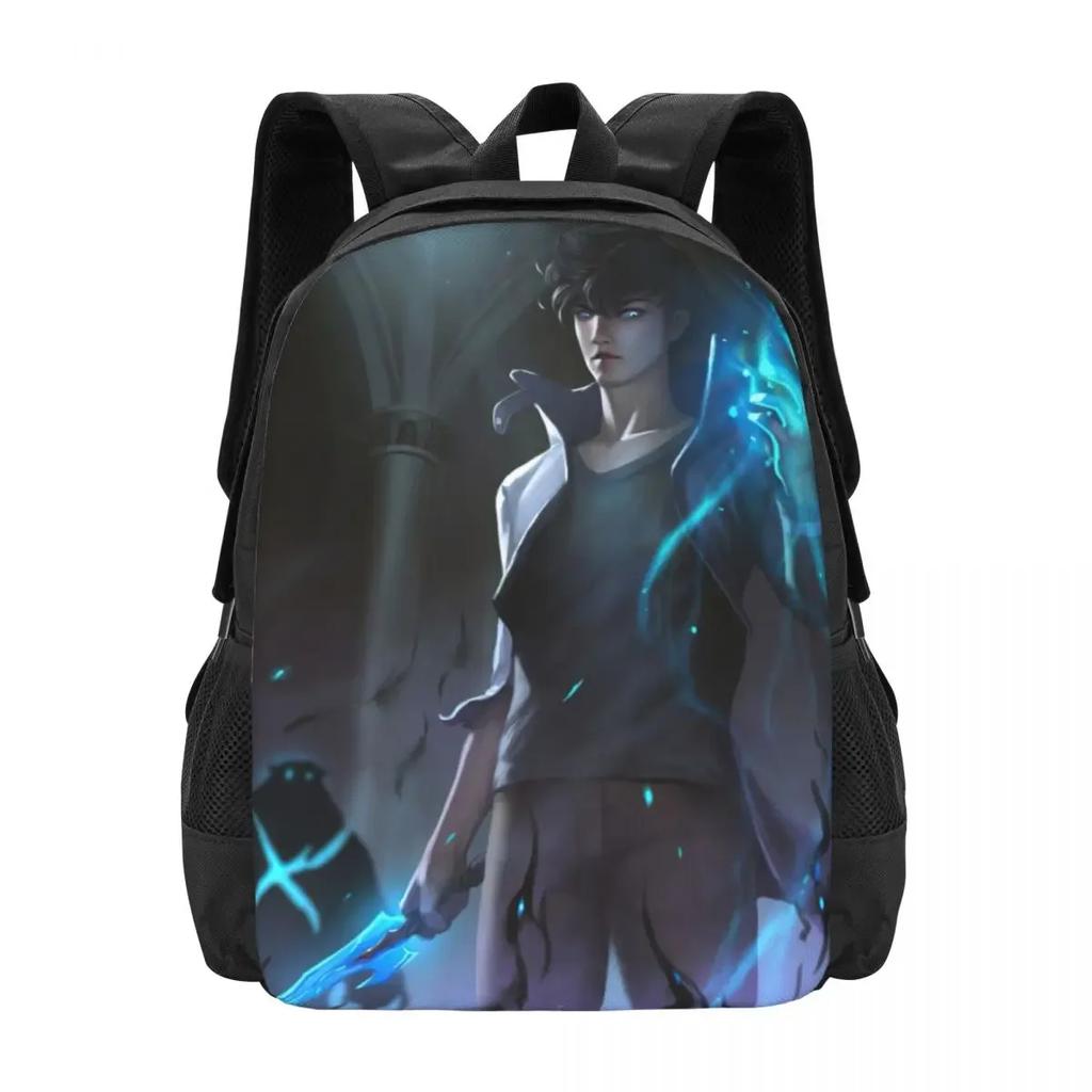Solo Leveling Travel Laptop Backpack, Business College School Computer Bag Gift for Men & Women