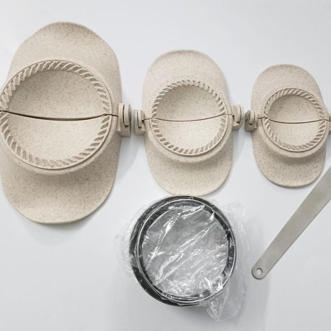 Ręczna Forma do Pierogów - Duży Rozmiar Ręcznie Robiony Pierogarnik do Zawijania i Sklejania Ciasta na Pierogi