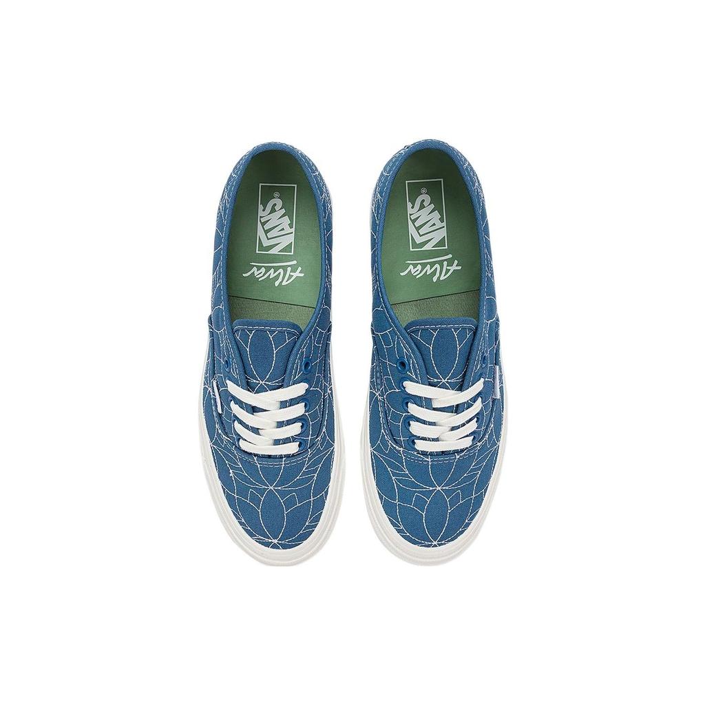 Alva Skates x Vans Authentic 44 DX Floral Stitch Unisex Sneakers Blue Indigo-Navy VN0005U8NVY